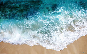 Ocean Waves Summer Desktop Wallpaper