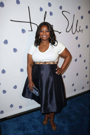 Octavia Spencer Tyler Ellis Fashion Event Wallpaper