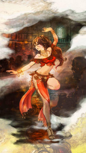 Octopath Traveler Dancer Primrose Wallpaper