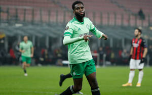 Odsonne Edouard Wearing Green Long Sleeves Wallpaper