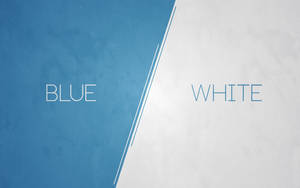 Off Blue And White