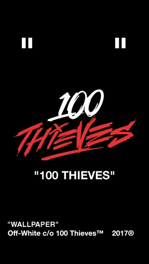 Off White 100 Thieves Wallpaper