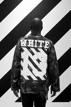 Off White Camouflage Jacket