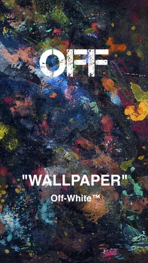 Supreme x off outlet white wallpaper