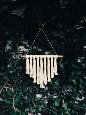 Off White Macrame Wallpaper