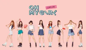 Oh My Girl Liar Liar Cover Wallpaper