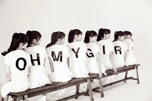 Oh My Girl White Outfits Wallpaper