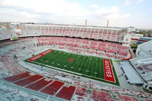 Ohio Stadium Bird's Eye View Wallpaper
