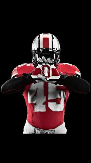 Ohio State Football Iphone Player 45 Wallpaper