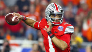 Ohio State Quarterback Justin Fields Wallpaper