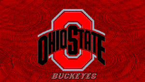 Ohio State University - A Dynamic Blend Of Red Abstract Backdrop. Wallpaper