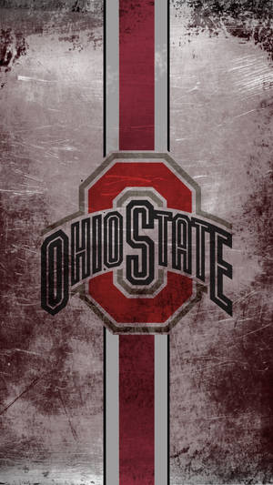 Ohio State University Metallic Phone Wallpaper