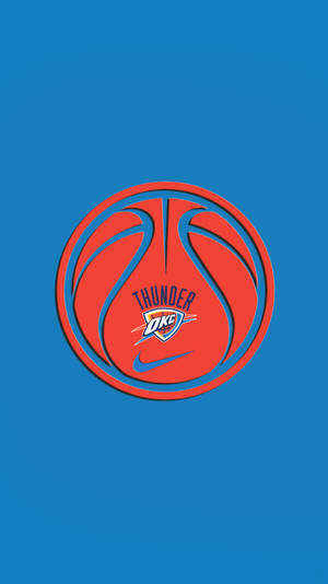 Oklahoma City Thunder Basketball Graphic Wallpaper