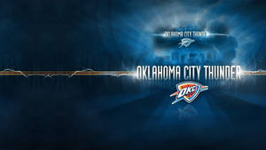 Oklahoma City Thunder Lightning Illustration Wallpaper
