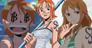 Old Art Nami One Piece Wallpaper