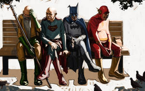 Old Dc Superheroes Wallpaper