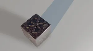 Old English Letter X Block Wallpaper