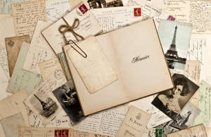 Old Letters Vintage Aesthetic Pc Wallpaper