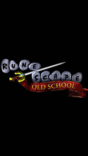 Old School Runescape - Vintage Video Game Logo Wallpaper