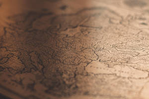 Old Topographic Map Image Wallpaper