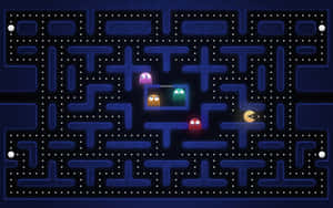 Old Video Game Pac-man Wallpaper