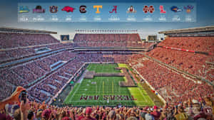 Ole Miss Colorful Stadium Wallpaper