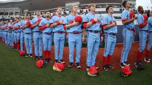 Ole Miss During National Anthem Wallpaper