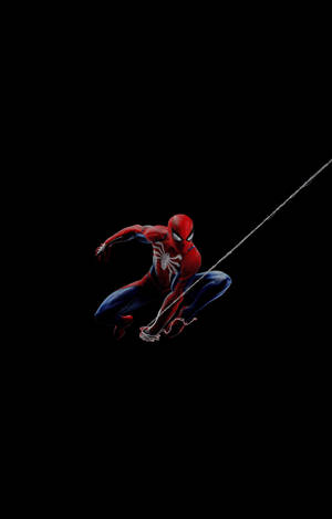 Oled 4k Spider-man Swinging Wallpaper