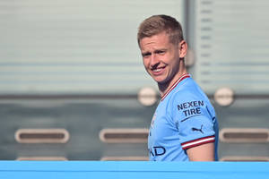 Oleksandr Zinchenko Smile Wallpaper