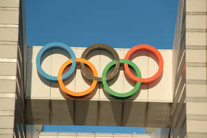 Olympic Building Signage Wallpaper