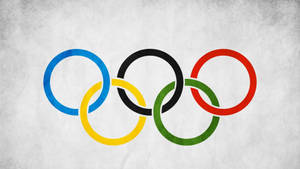 Olympics Logo In White Wallpaper
