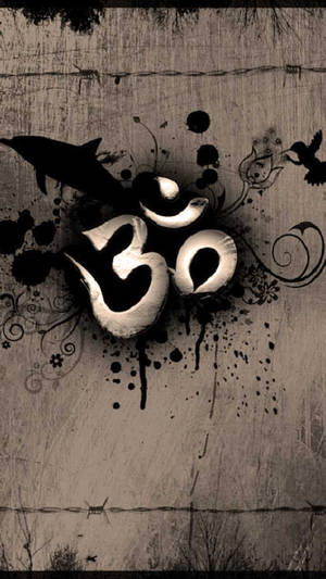 Om Namah Shivaya Ink Wallpaper