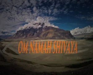 Om Namah Shivaya Mountains Wallpaper