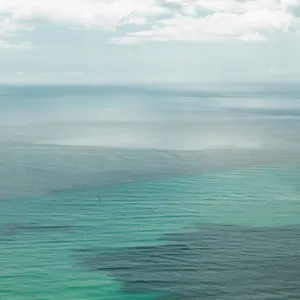 Ombre Ocean And Sky Wallpaper