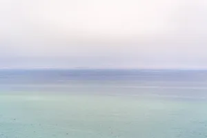 Ombre Ocean Landscape Wallpaper