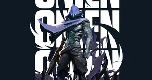 Omen Futuristic Rifle Valorant Desktop Wallpaper