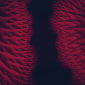 Ominous Red Abstract Optical Illusion Wallpaper