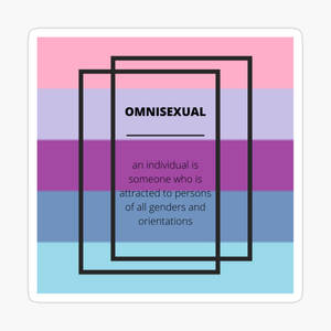 Omnisexual An Individual Is Someone Who Is A Person Who Is A Person Sticker Wallpaper