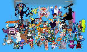 One Family Cartoon Network Characters Wallpaper