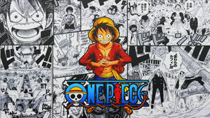 One Piece 4k Luffy Comic Art Wallpaper