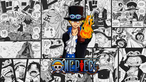 One Piece 4k Sabo Comic Art Wallpaper