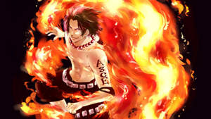 One Piece Ace Fire Summoner Wallpaper