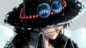 One Piece Ace Mysterious Grin Wallpaper