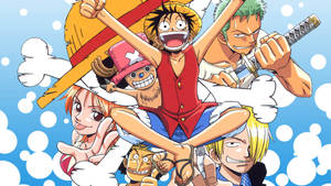 One Piece Energetic Pirates Wallpaper