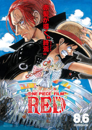 One Piece Film Red Manga Poster Wallpaper
