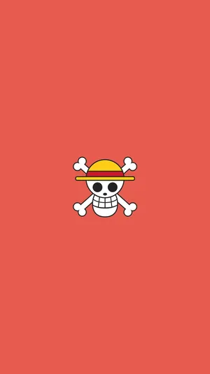 One Piece Logo Red Wallpaper