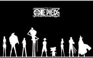 One Piece - Luffy Black And White Wallpaper