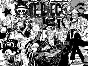 One Piece Manga Panel Cover Wallpaper