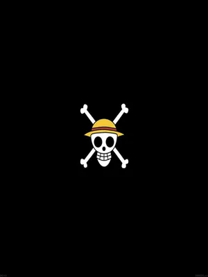 One Piece Straw Hat Jolly Roger Wallpaper Wallpaper