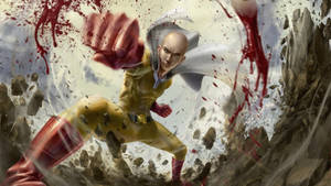 One Punch Man 3d Art Wallpaper